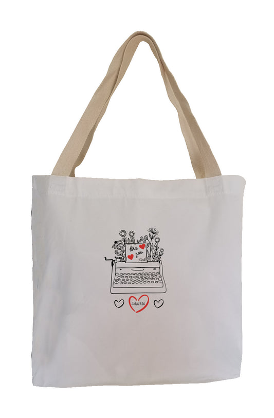 "LOVE" Letter From God- Canvas Tote